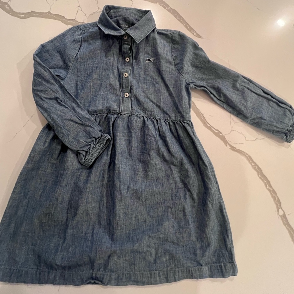Vineyard Vines Blue Denim Dress